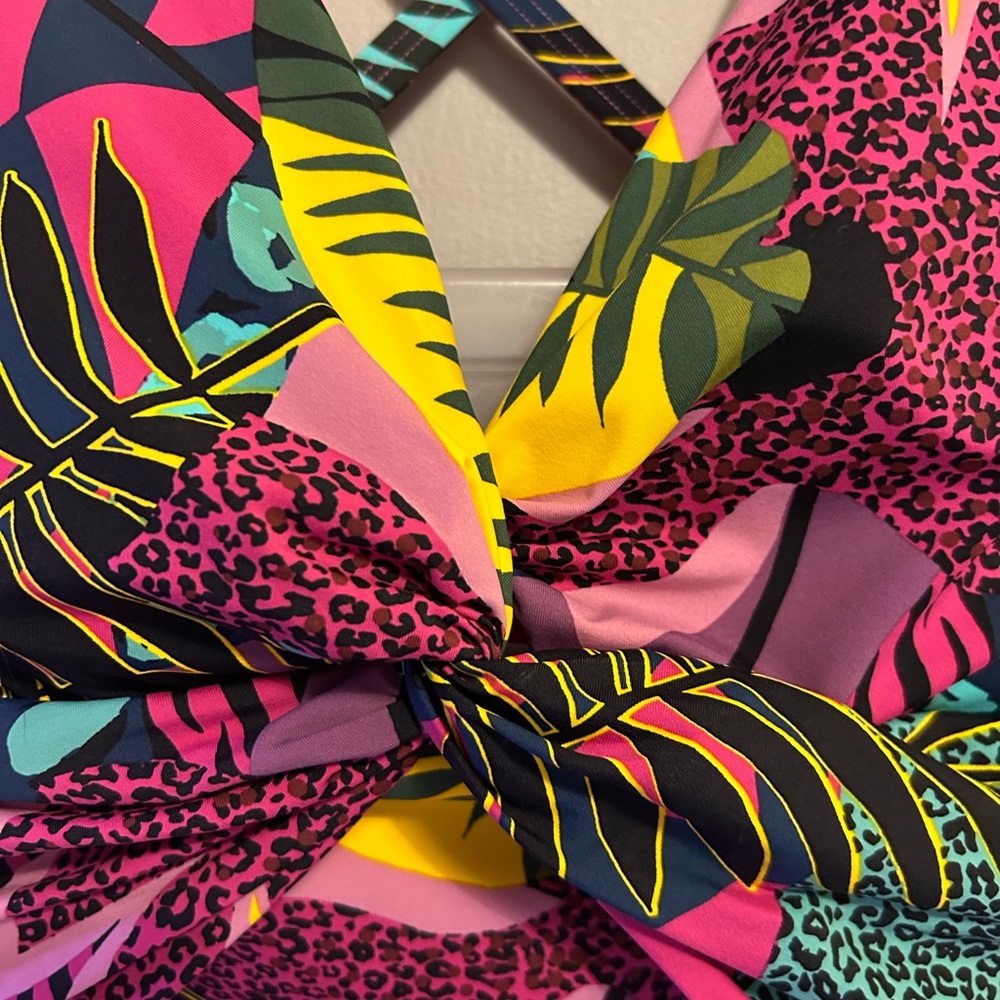 Tropical Print 1 piece swim suit from Macys